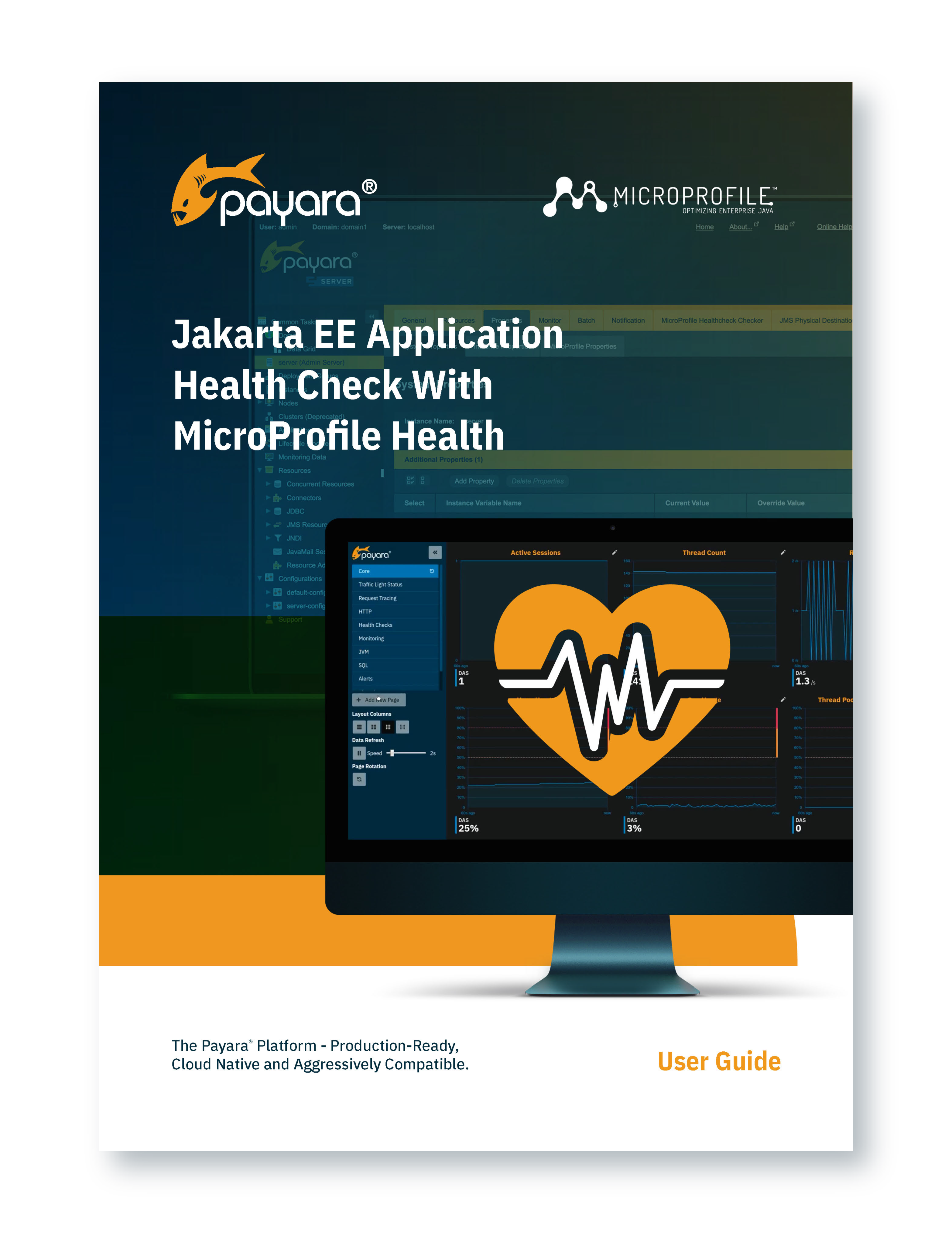 Jakarta EE Application Health Check With MicroProfile Health_Page Guide Cover